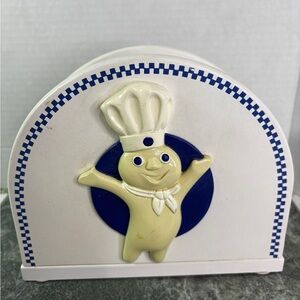 Vintage Y2K Pillsbury Doughboy Collectible Napkin Holder Breakfast Merch